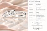 Fedi in oro bianco con cuore di diamanti