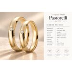 Fedi in oro giallo con diamante